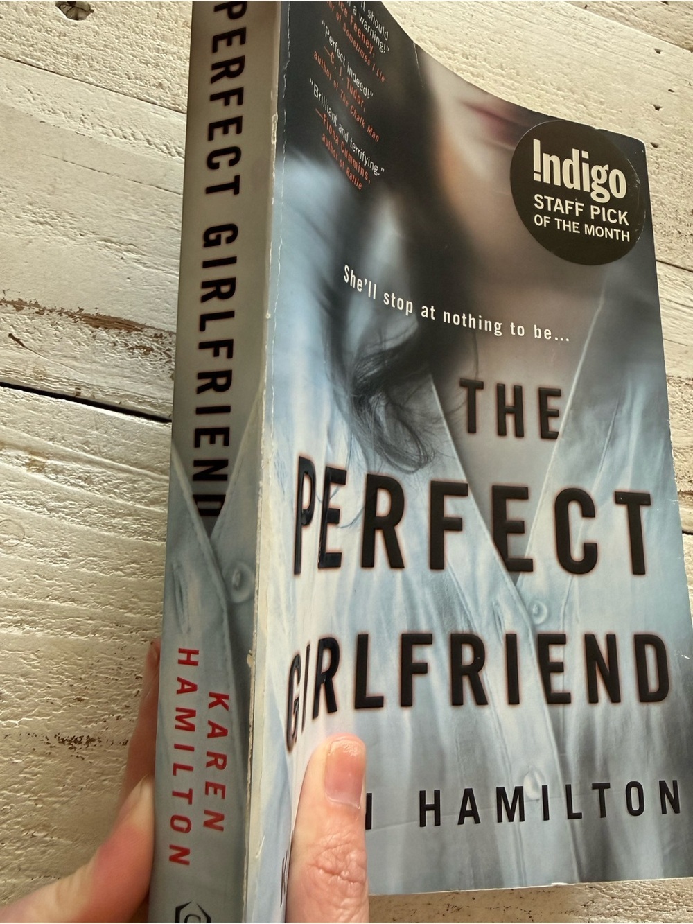 The Perfect Girlfriend by Karen Hamilton - Light Blue Cover - Picture 3 of 4
